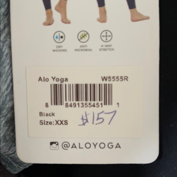 ALO YOGA PANTS RIPPER WARRIOR - Picture 4 of 4